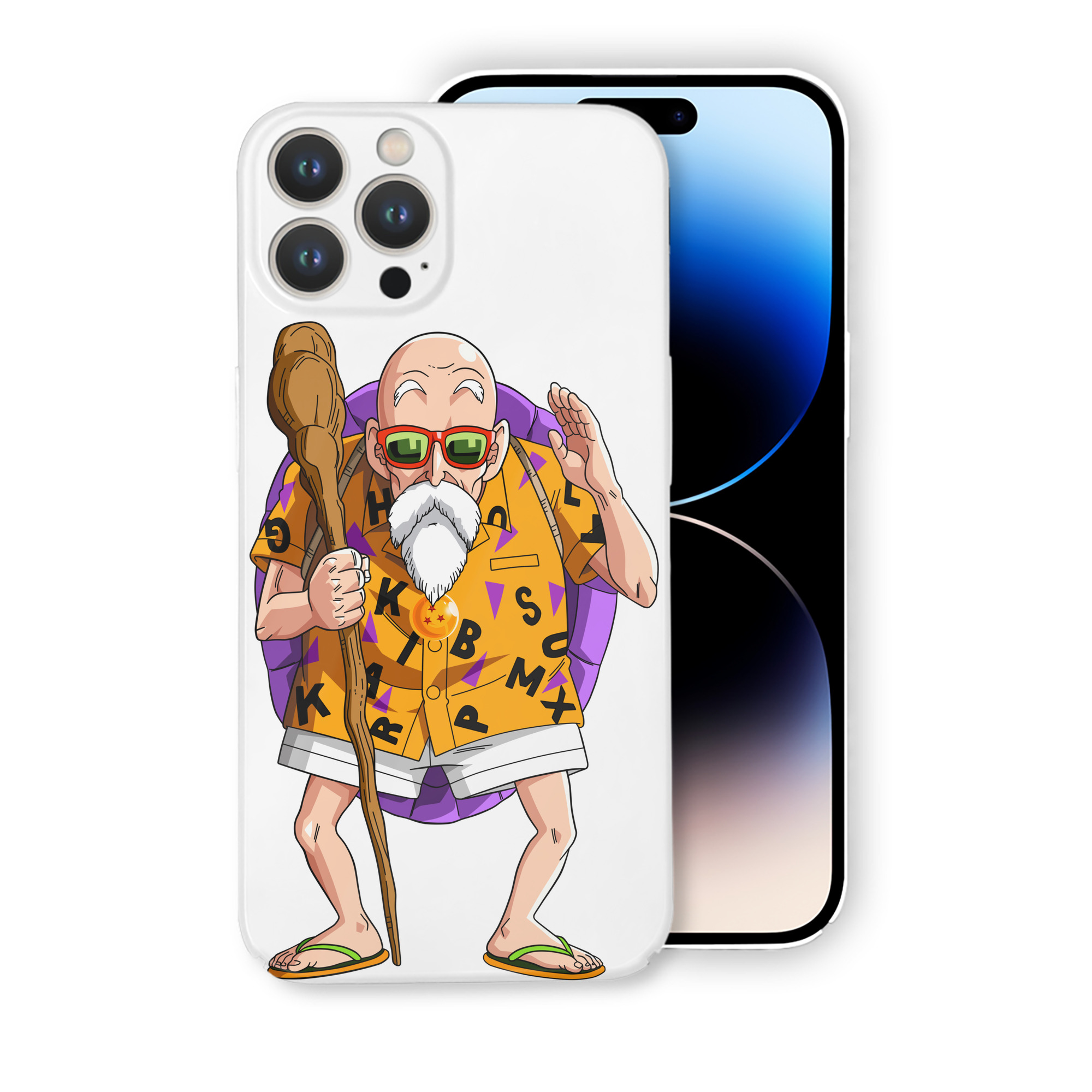（画像用） ドラゴンボール 亀仙人（かめせんにん） DRAGON BALL Master Roshi Kame Sennin 【iPhone 14シリーズ対応】ハードケース